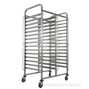 Quick Assemble Stainless Steel Bread Trolley